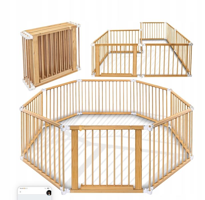 Kojec drewniany dla dzieci