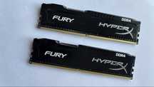 Pamiec RAM DDR4 16GB HyperX Fury (2x8GB) 2400MHZ C15
