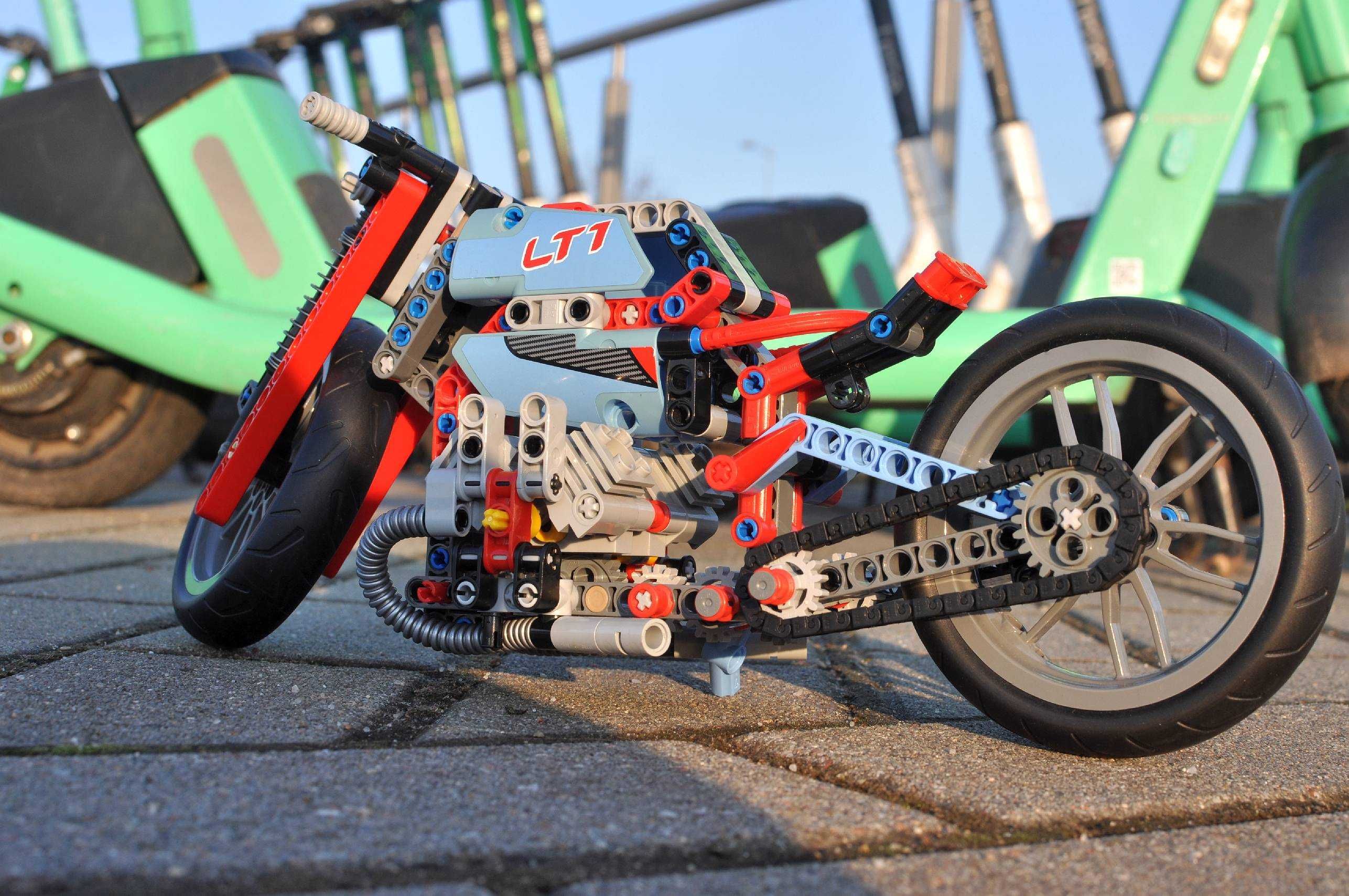 Lego technic 42036 motocykl miejski