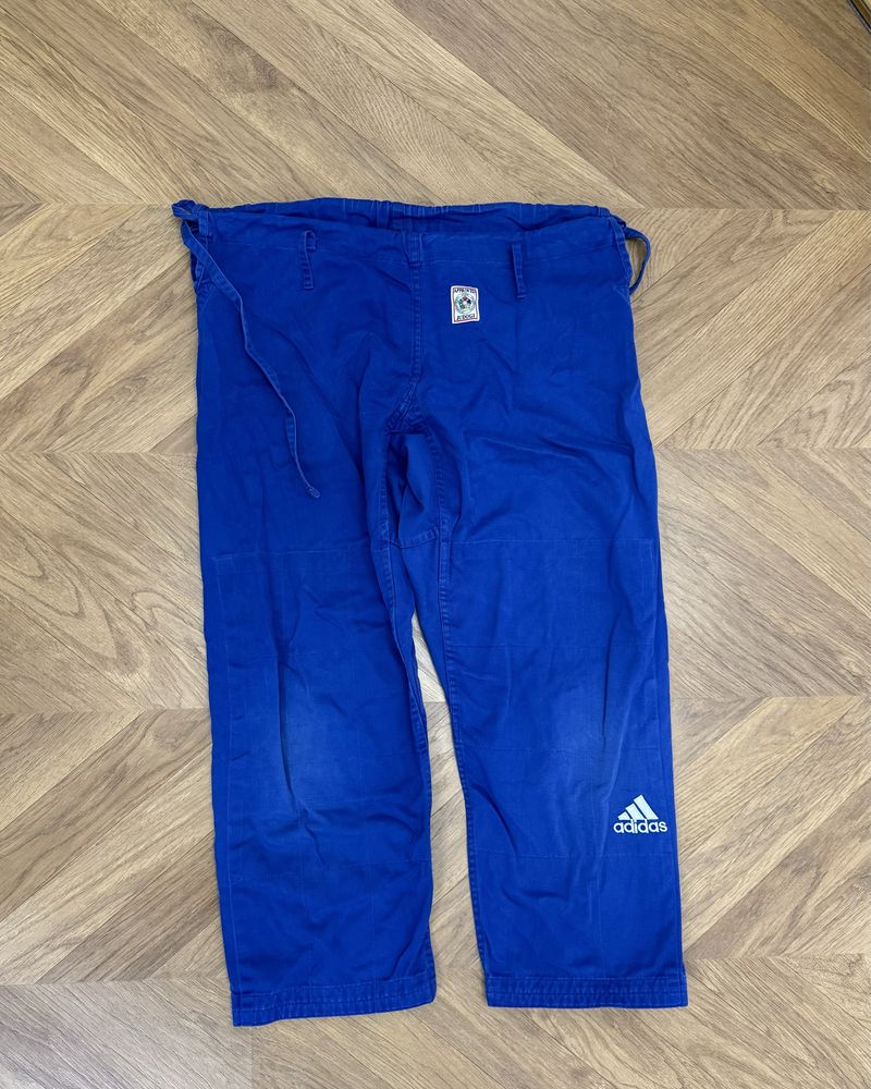 Niebieska judoga Adidas Champion II Slim Fit - 175 cm