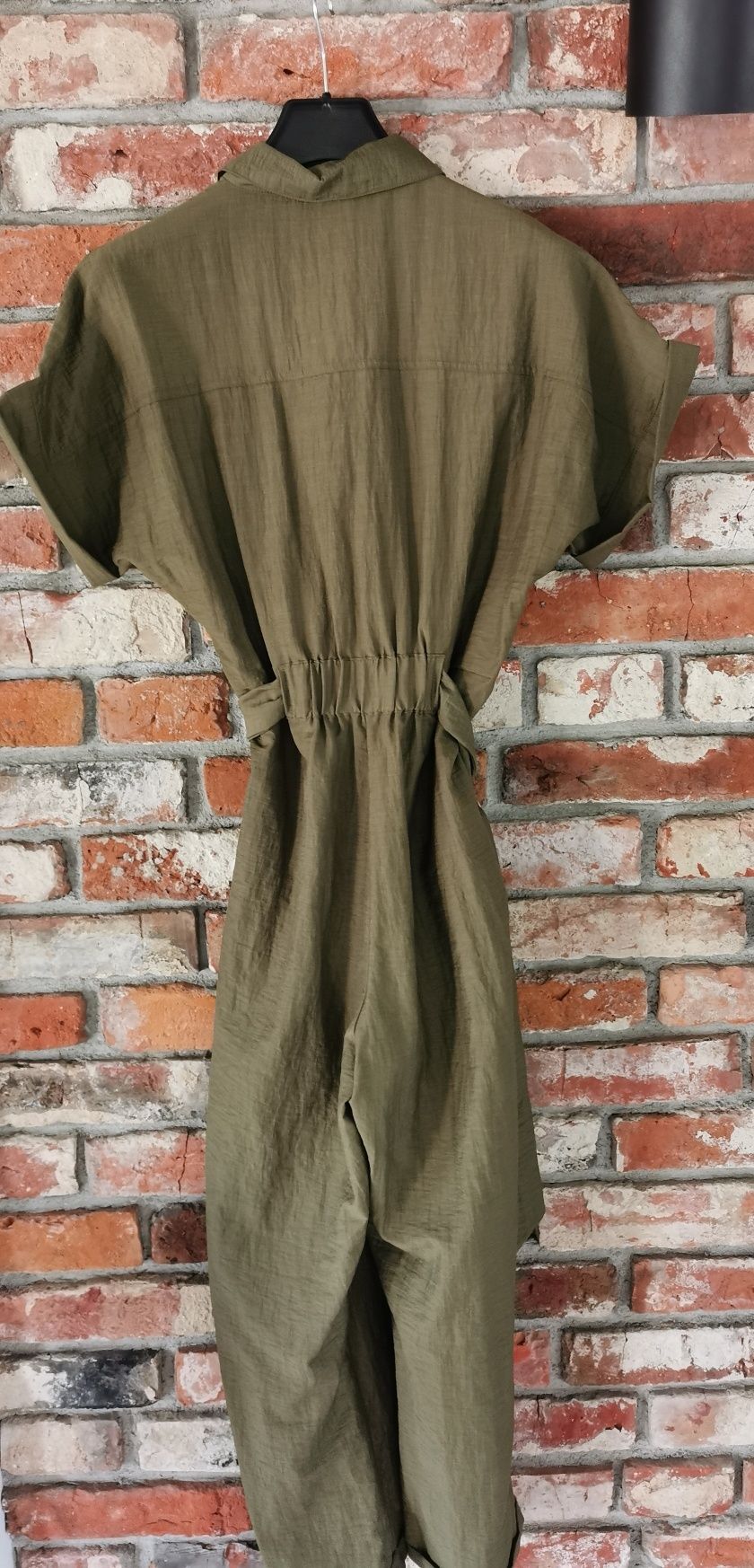 Zara Długi Kombinezon Damski xs/s kakhi