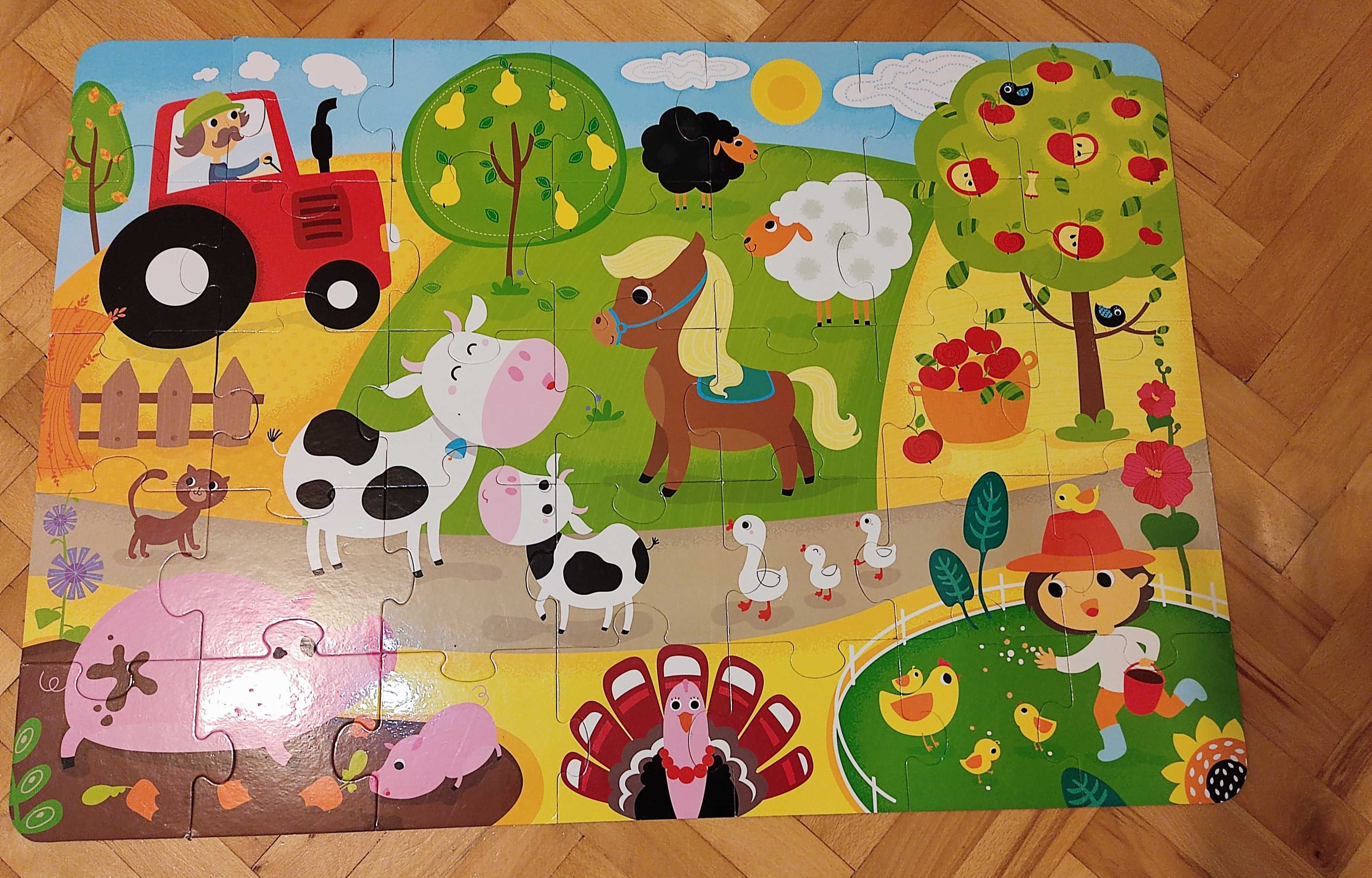 Puzzle CzuCzu Wieś, duże, 35 elementów, 2+