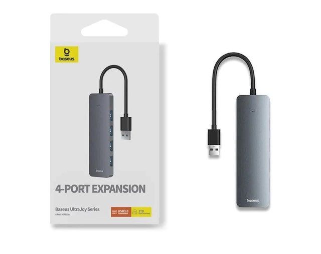 USB концентратор хаб Baseus hub розгалужувач
 + подарунок