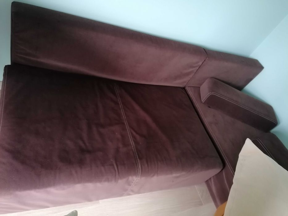 Narożnik rozkładany z szuflada