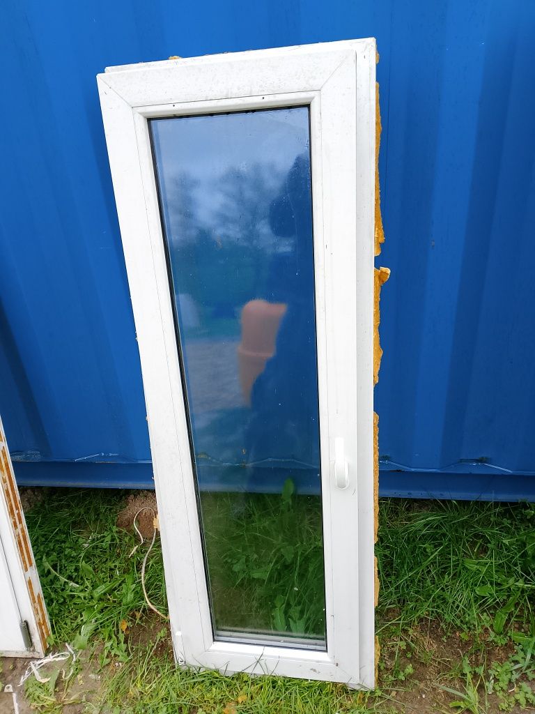 Okno 54x150 plastikowe rozwierno uchylne białe