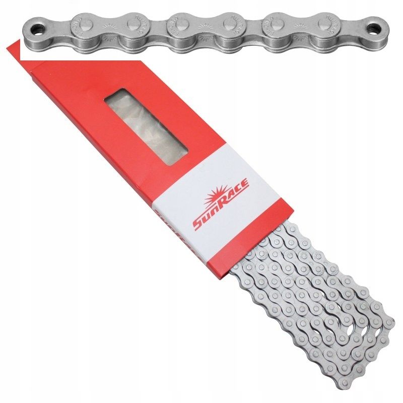 Sunrace CNS10 1-rz 112 łańcuch rowerowy szeroki 1/8" do Shimano Nexus