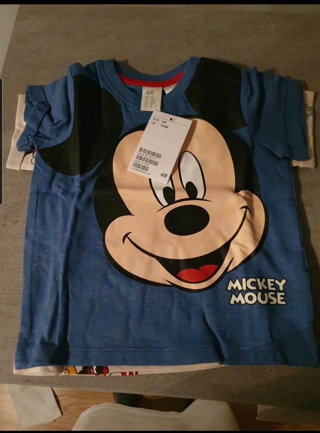 Nowy zestaw dwóch koszulek / t-shirtów Mickey Mouse Myszka Miki marki