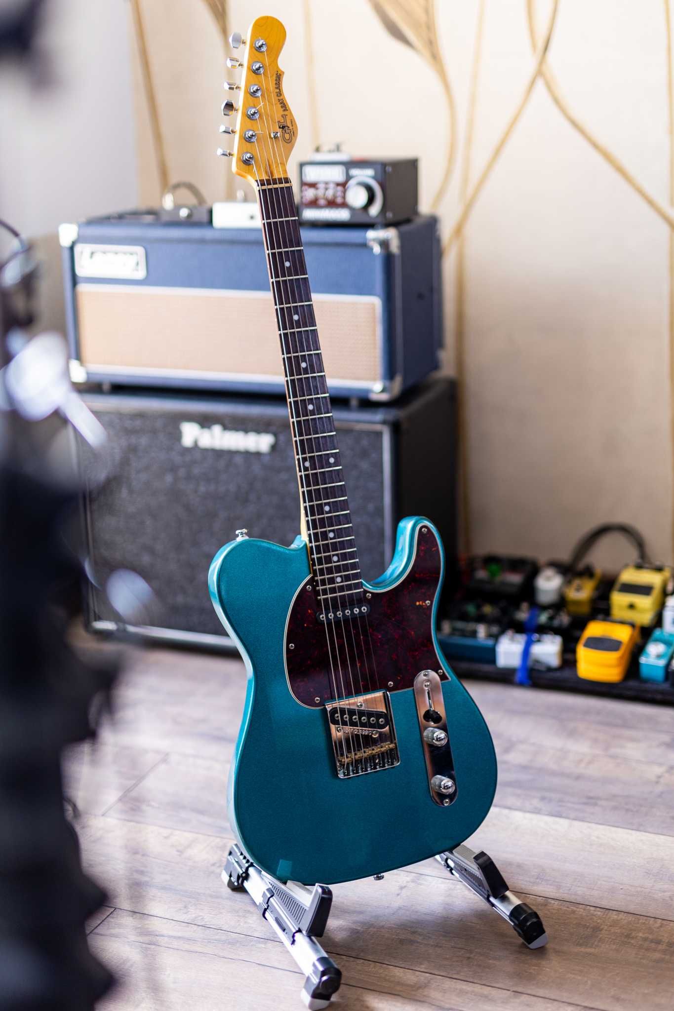 Gitara Elektryczna G&L Tribute ASAT Classic Emerald Blue Telecaster