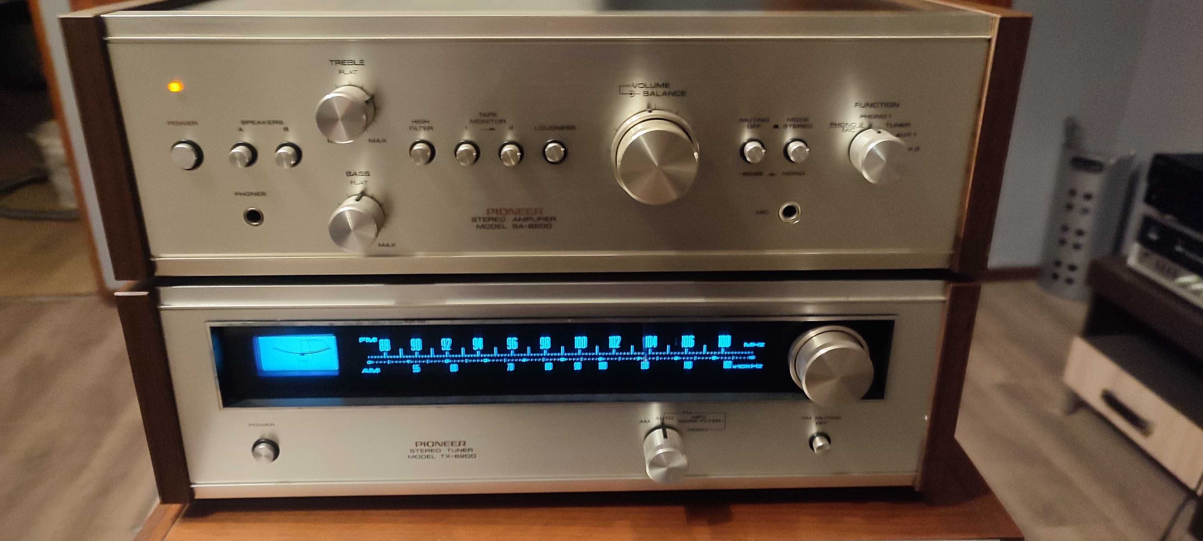 Pioneer wzmacniacz ,tuner z serii 6200  vintage
