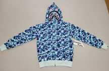 Bluza Bape Shark - Niebieski Camo - Rozmiar L