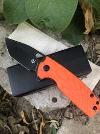 Нож Fox Core Tanto Black Blade Orange