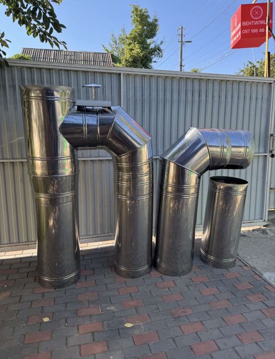 Труби сендвіч,сендвич труби,димоходні труби,дымоходные трубы
