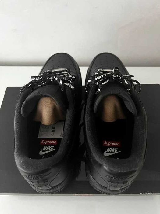 Buty meskie Mokasyny Nike Air Force 1 Low Supreme Black R.38.5