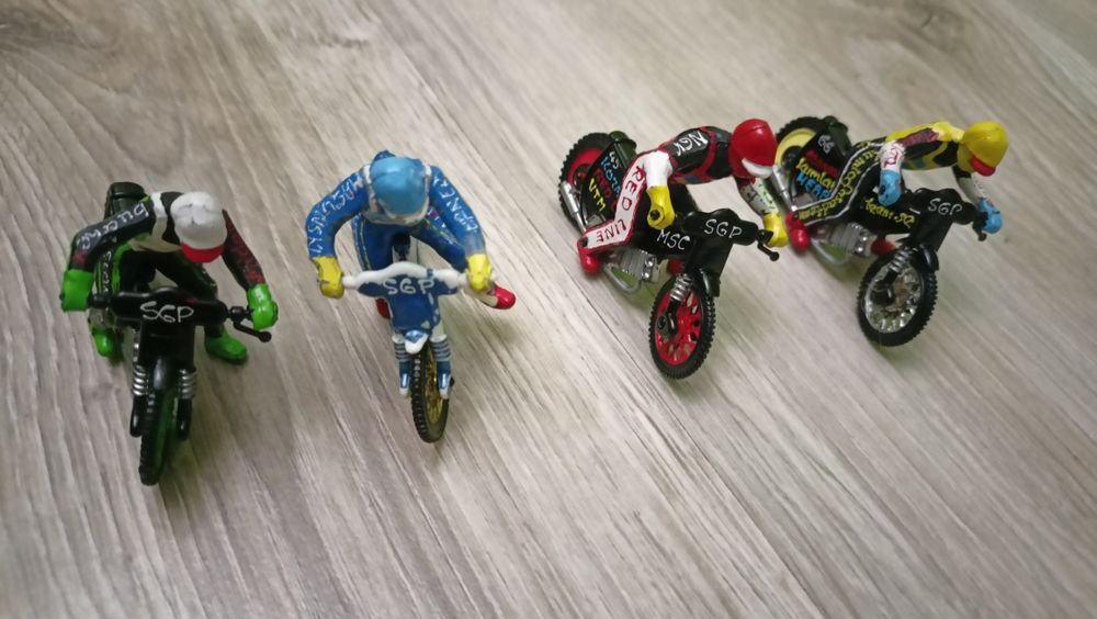 Figurki żużlowców Dudek,Hancock,Lingren,Zmarzlik