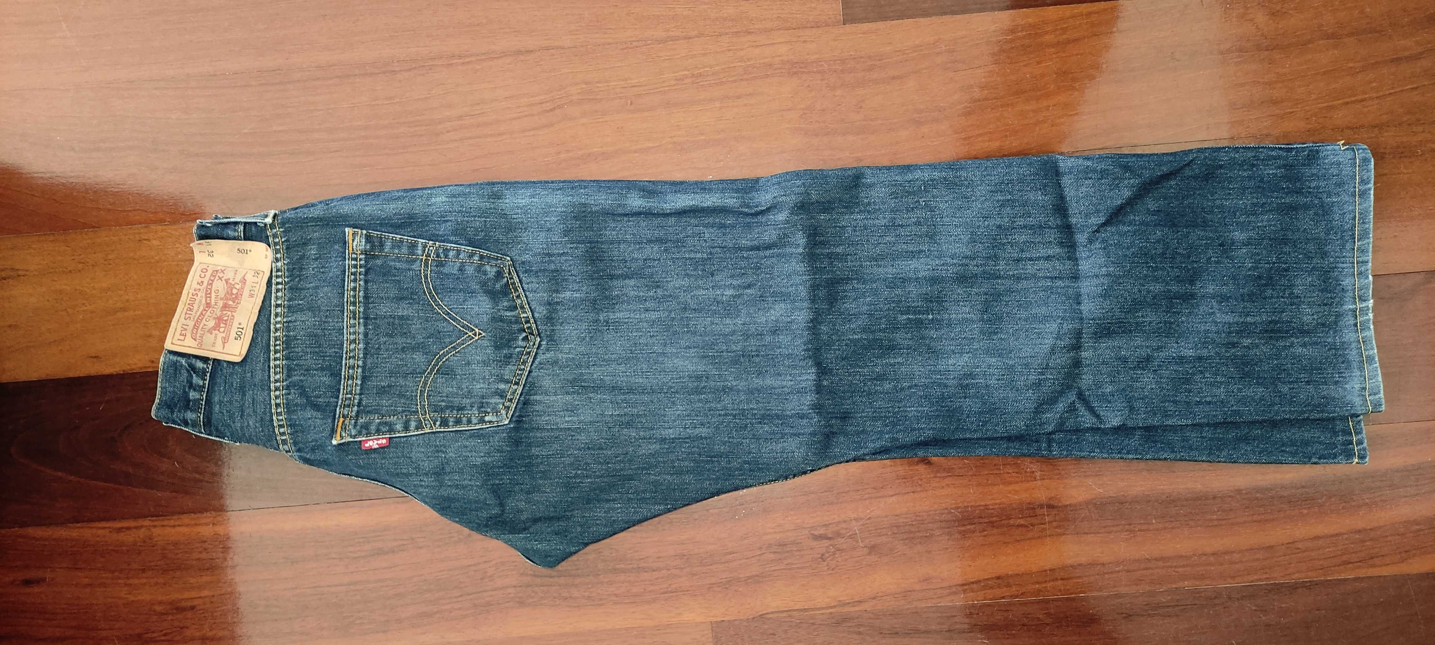 Caças ganga 501 Levi's Strauss