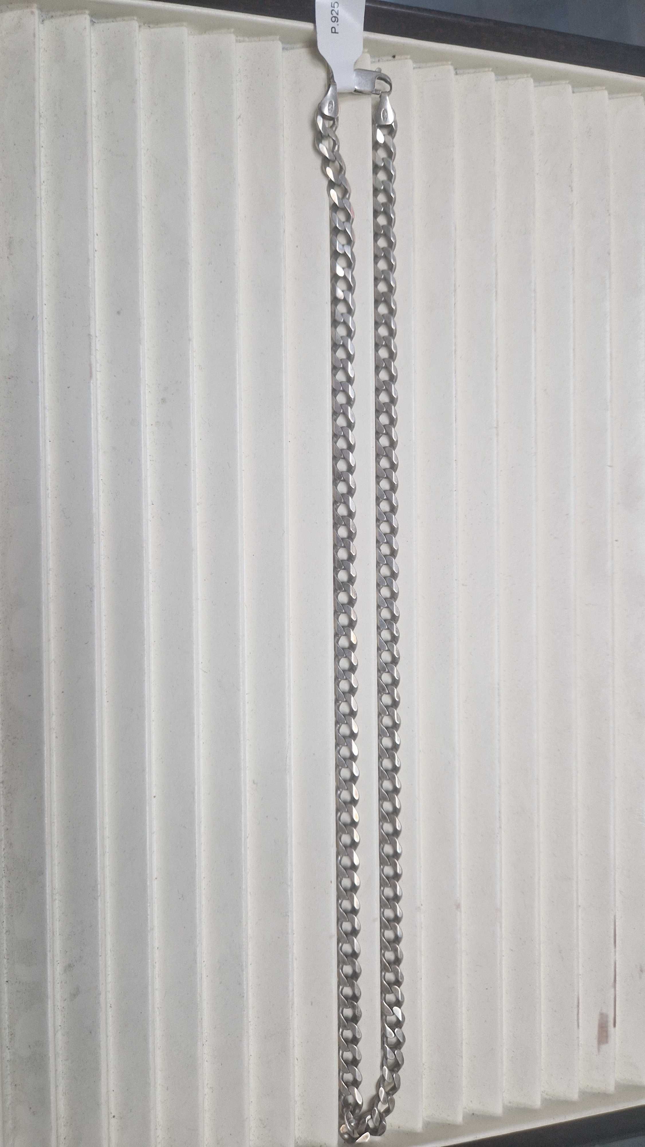 PIĘKNY srebrny łańcuszek P.925 38.04g STARGARD