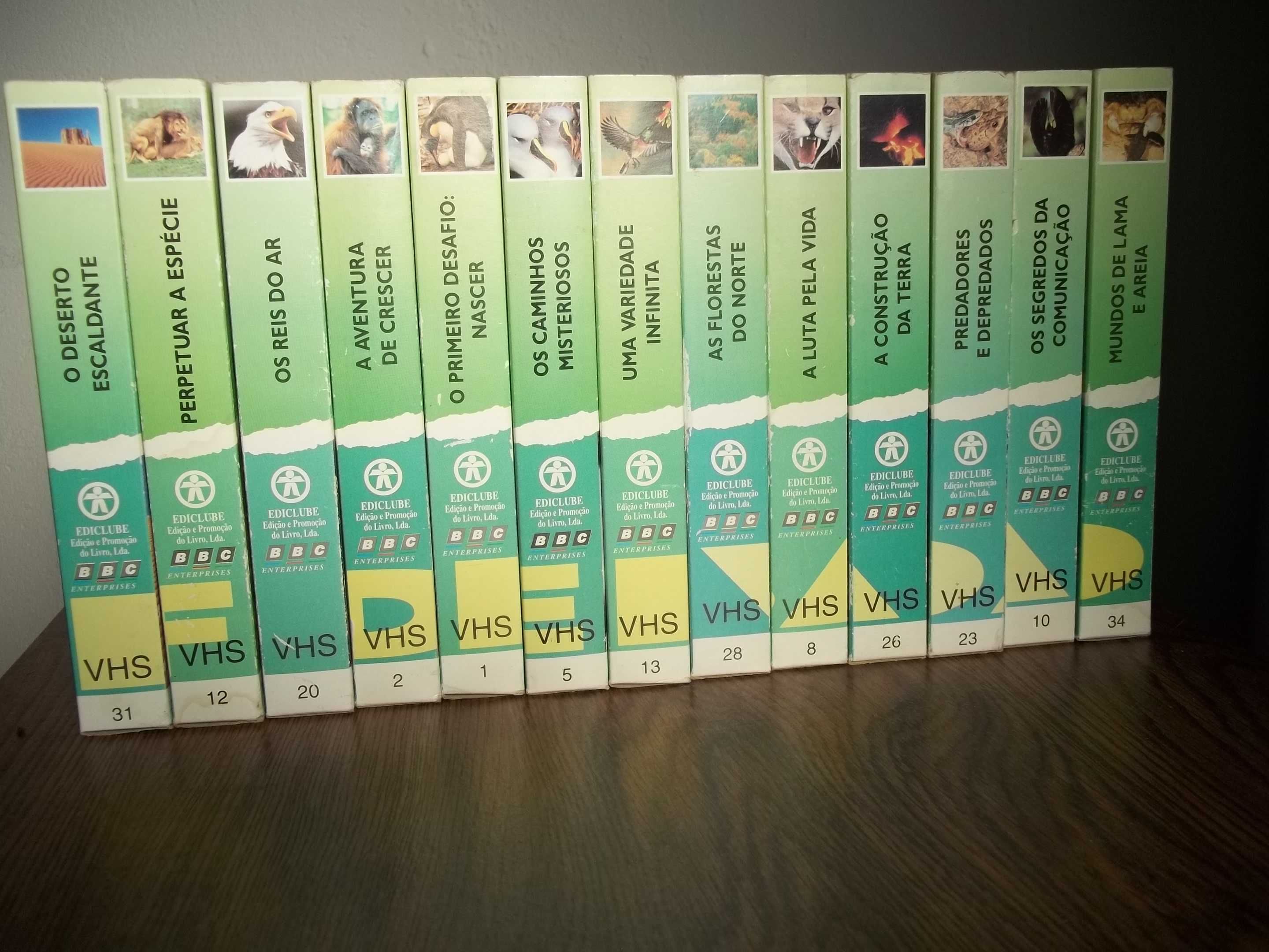 Desafios da Vida em  38 cassetes VHS