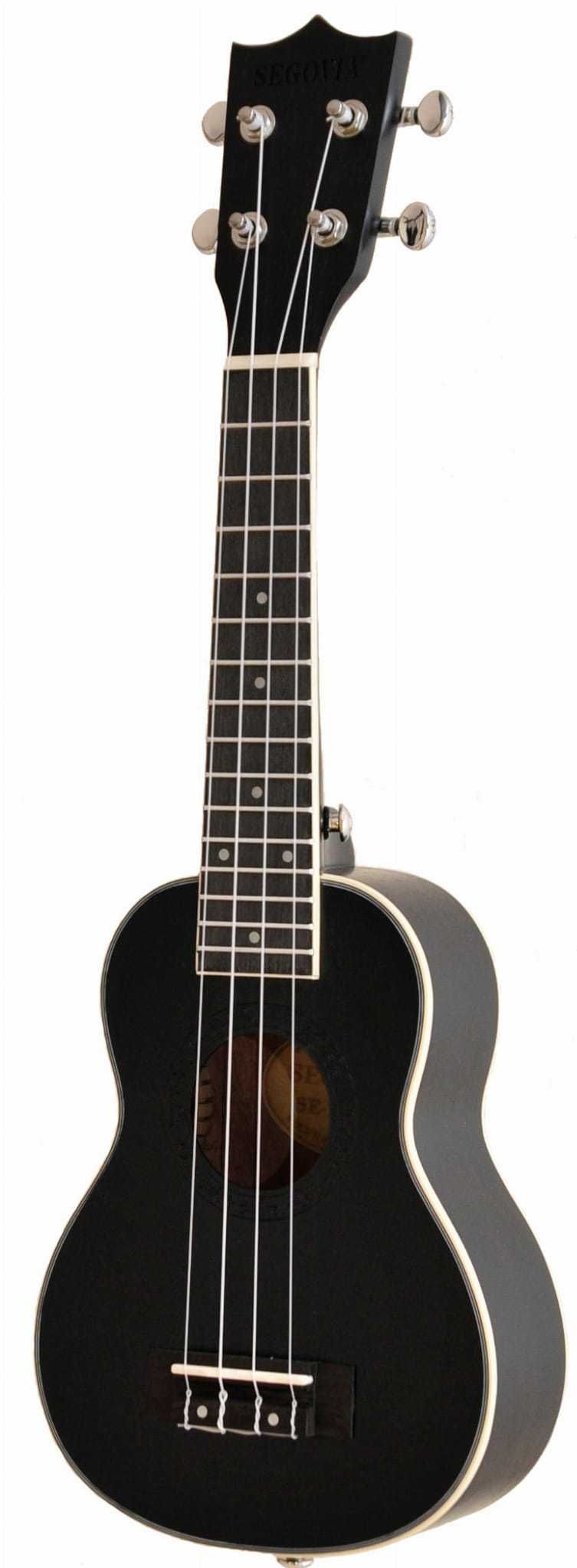 Ukulele sopranowe Segovia SE-10S – NOWE, czarne, 2 lata gwarancji