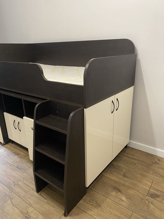 Ліжко стіл дитяче модуль