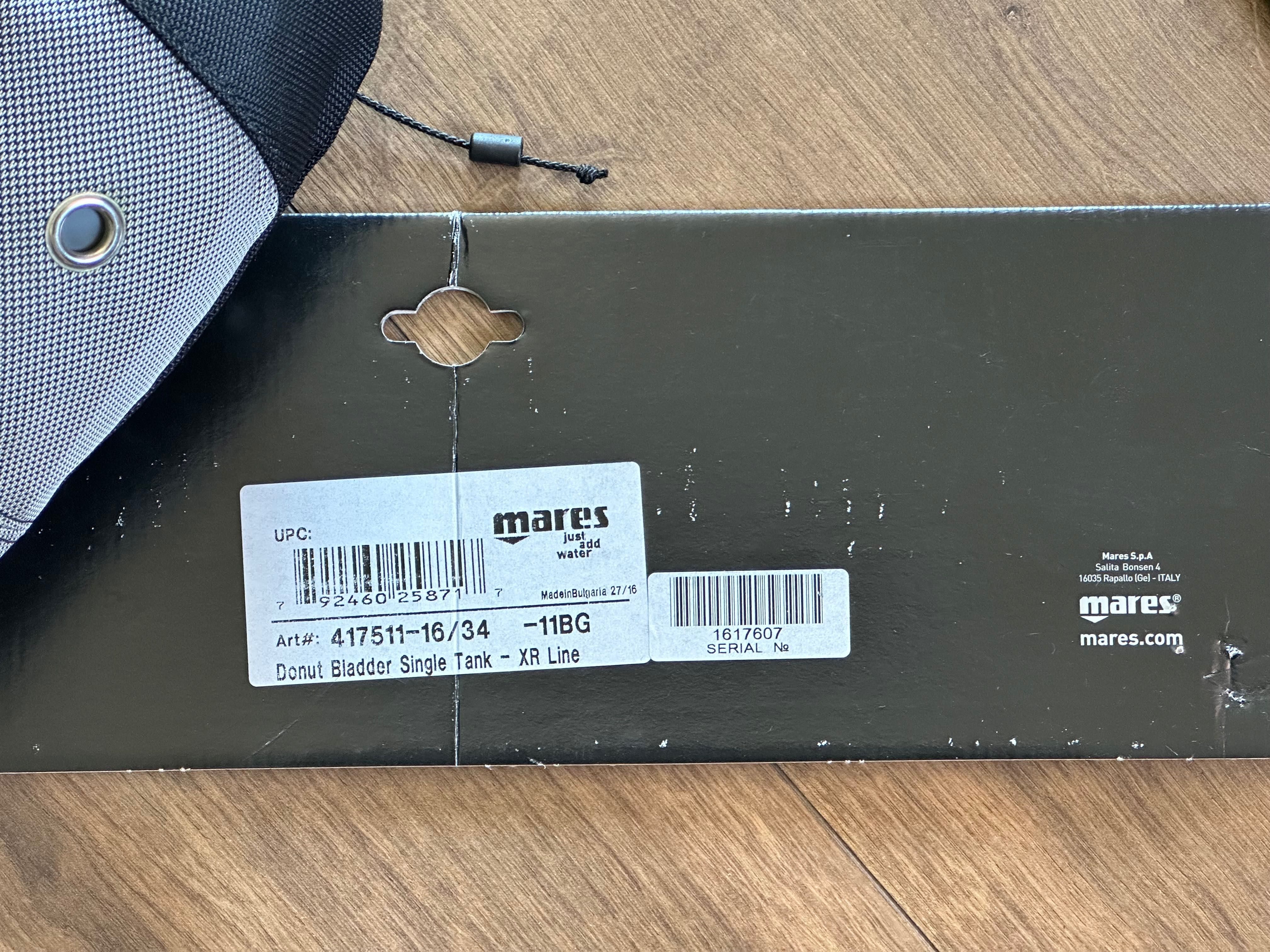 Mares XR jacket, skrzydło, uprząż, płyta 6mm, kieszenie, jak nowe