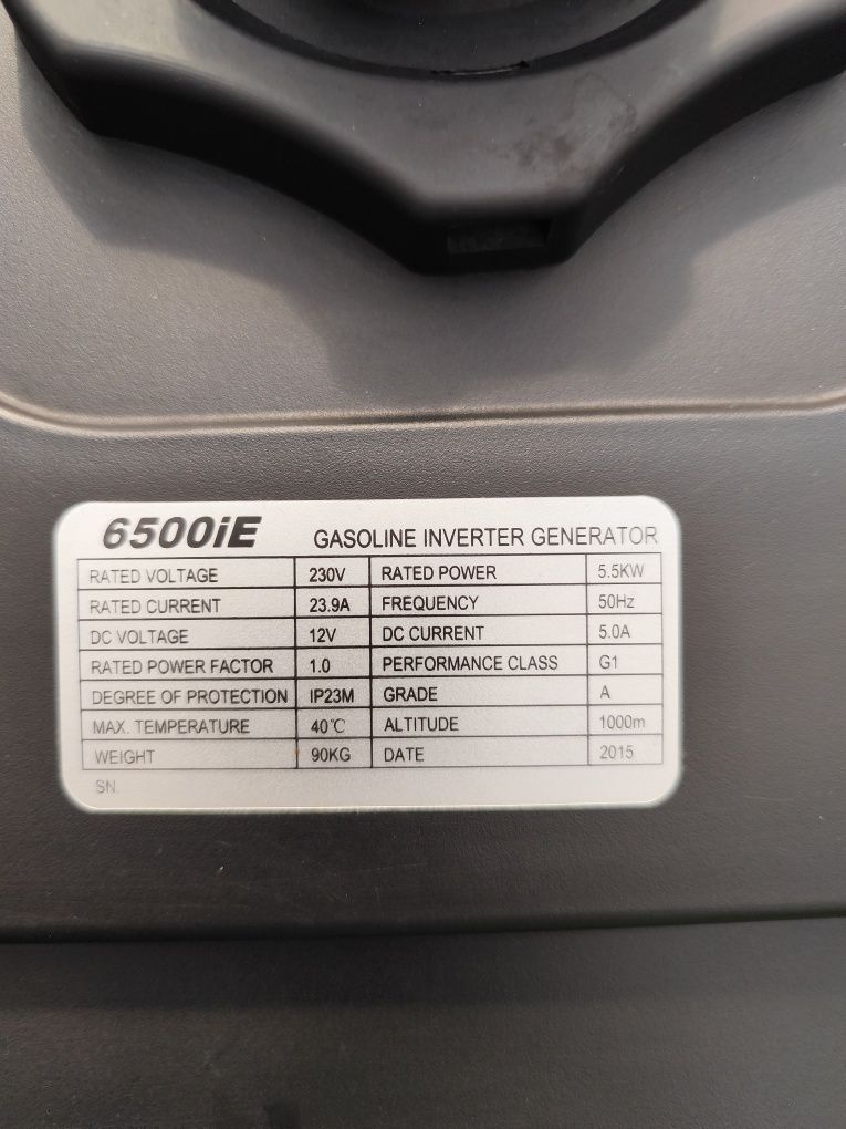 Генератор інверторний Weekender X6500iE