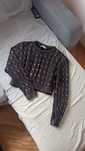 Zara knit sweter ciepły gruby sweterek jesień zima L pozłacany