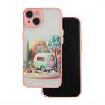 Nakładka Ultra Trendy do iPhone 14 6,1" Travel różowa