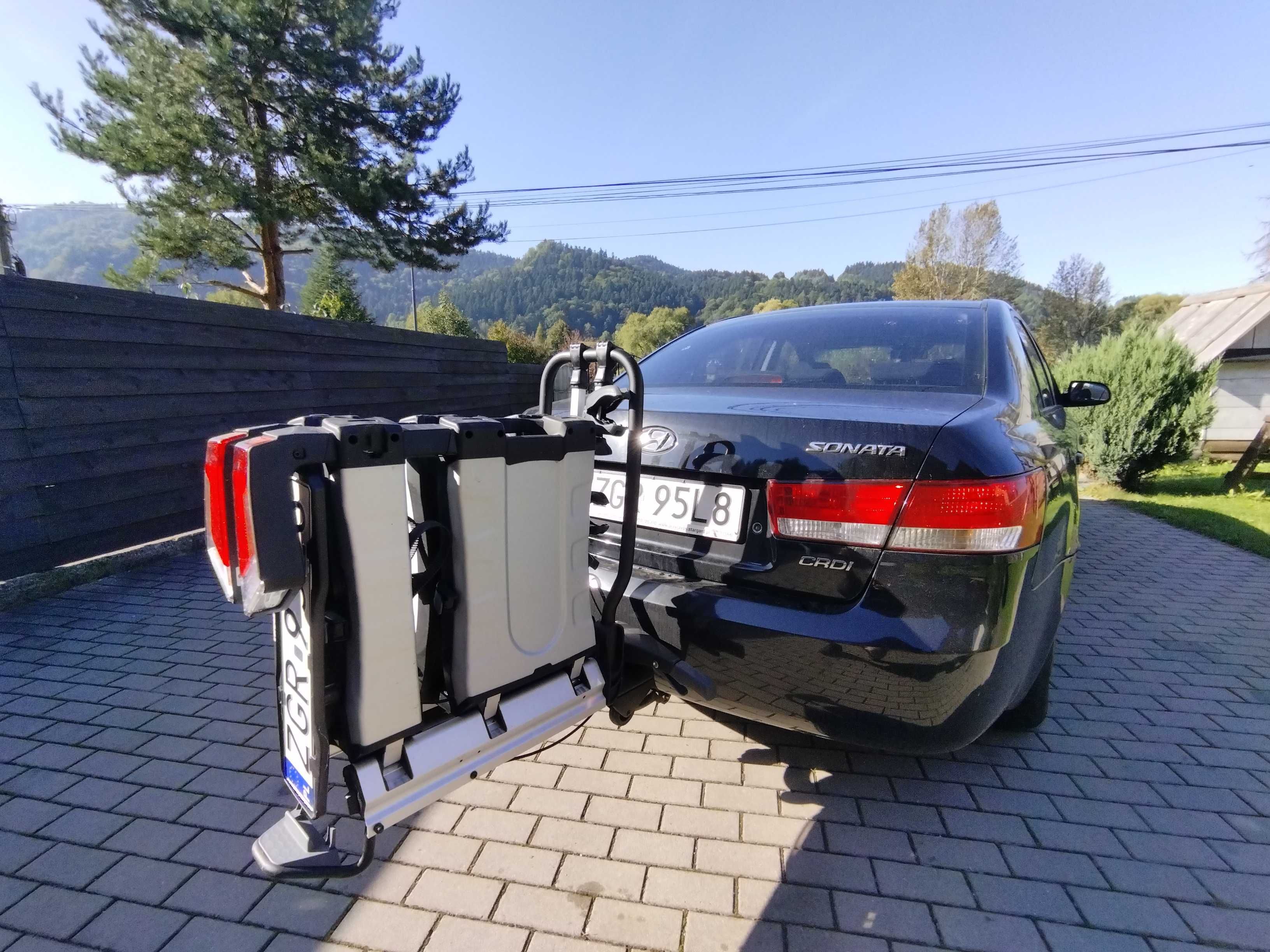 Wynajem bagażnik rowerowy THULE EasyFold XT 934 na hak 3 rowery