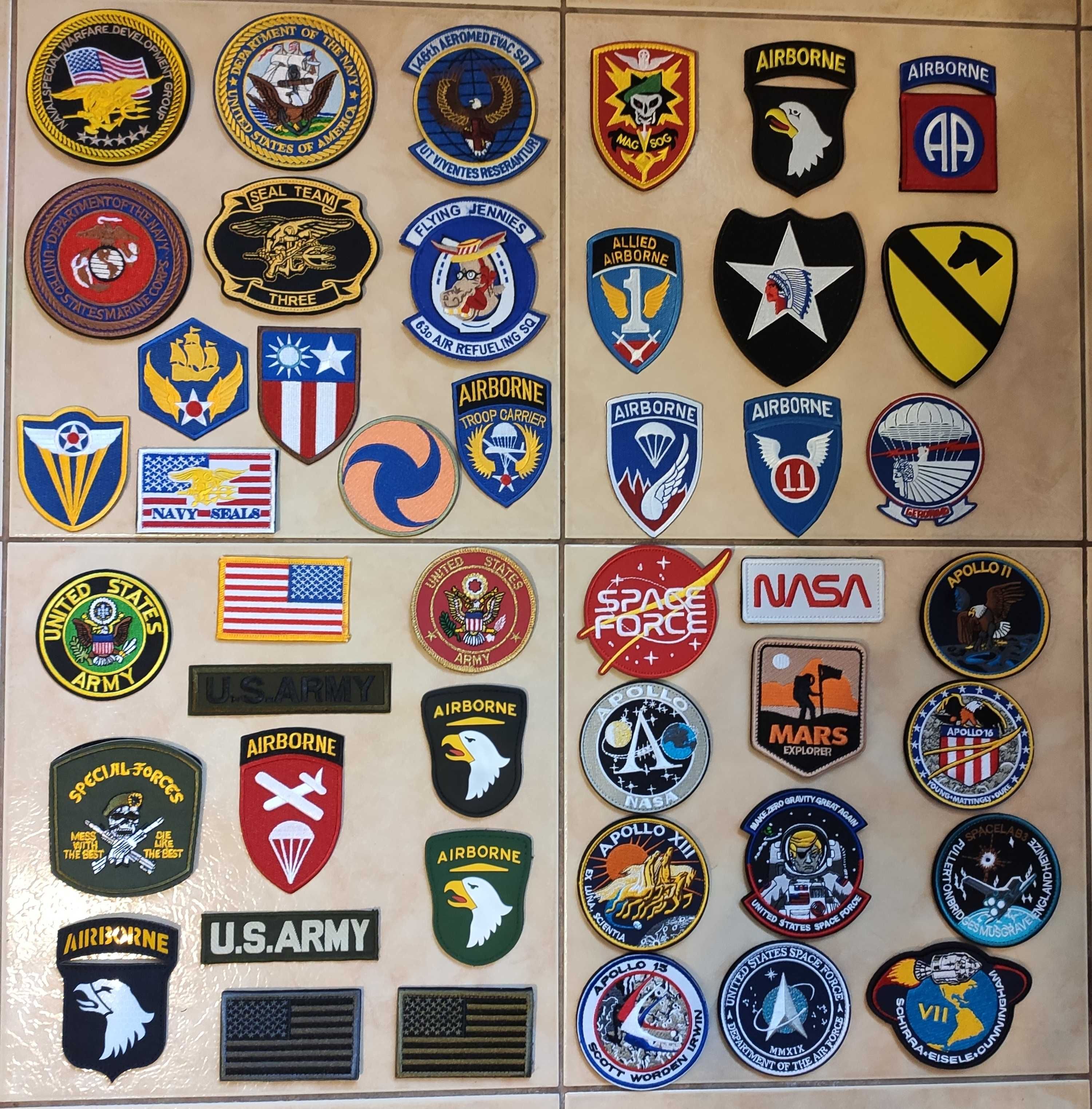 Нашивки Alpha Industries, Top Gun, USAF, Air Force Navy Army Airborne