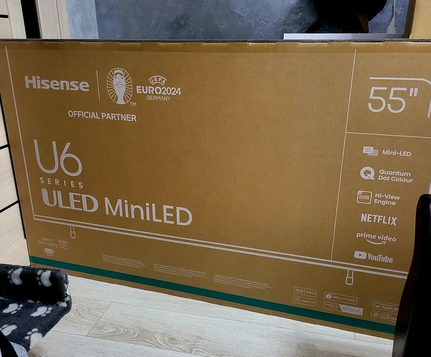 Телевізор Hisense 55 mini led,новий