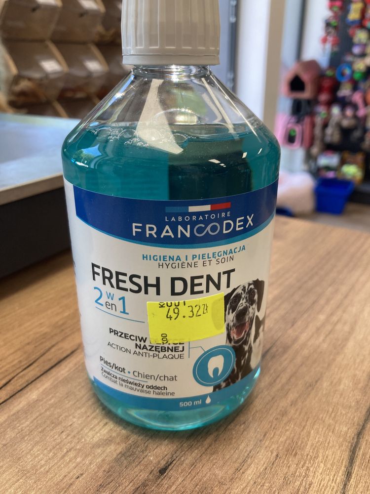 Francodex fresh dent  2w1 pies/kot 500ml