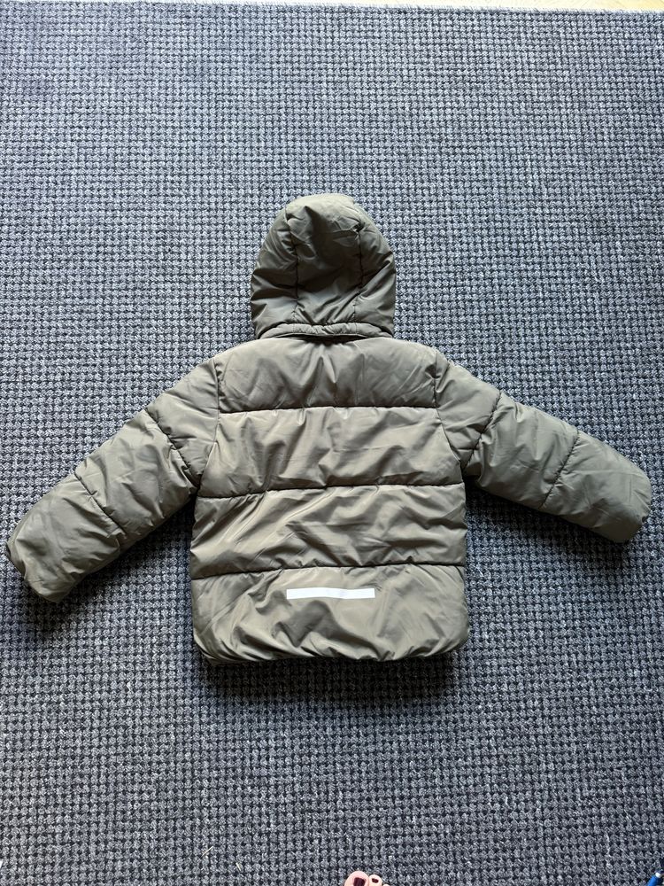 Kurtka puffer khaki h&m 110/116