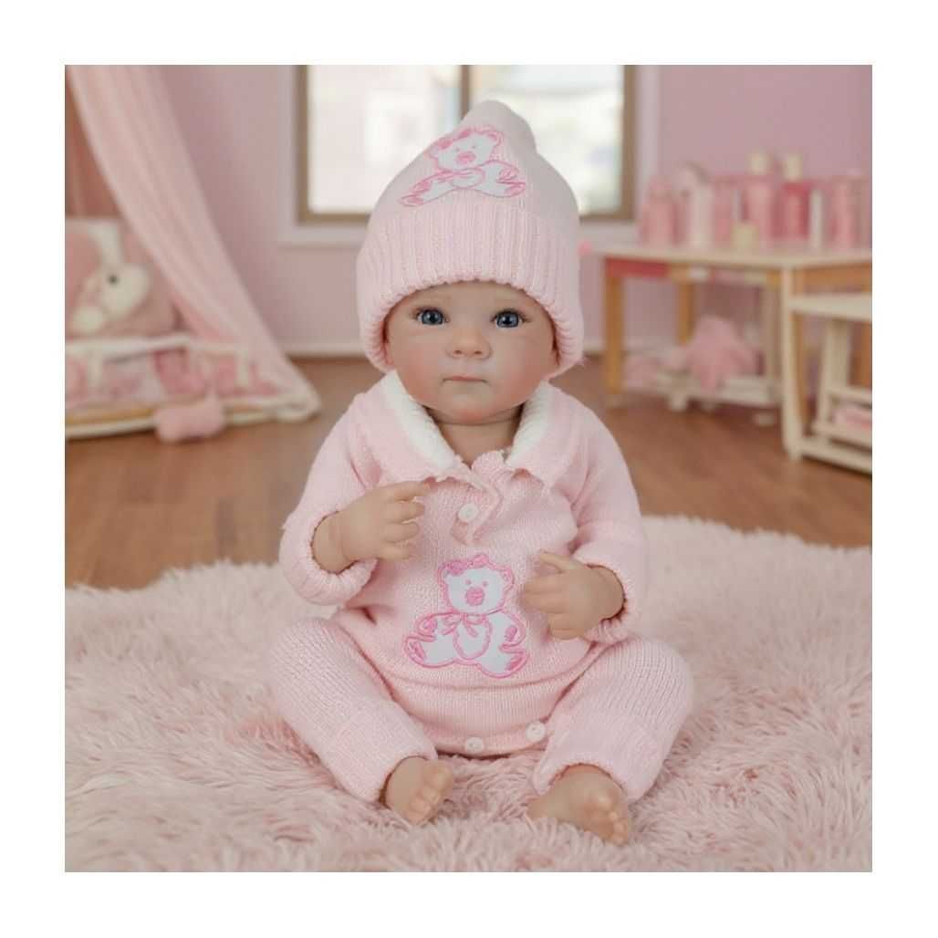 Lalka W Stylu Reborn Cała Gumowa Dziewczynka