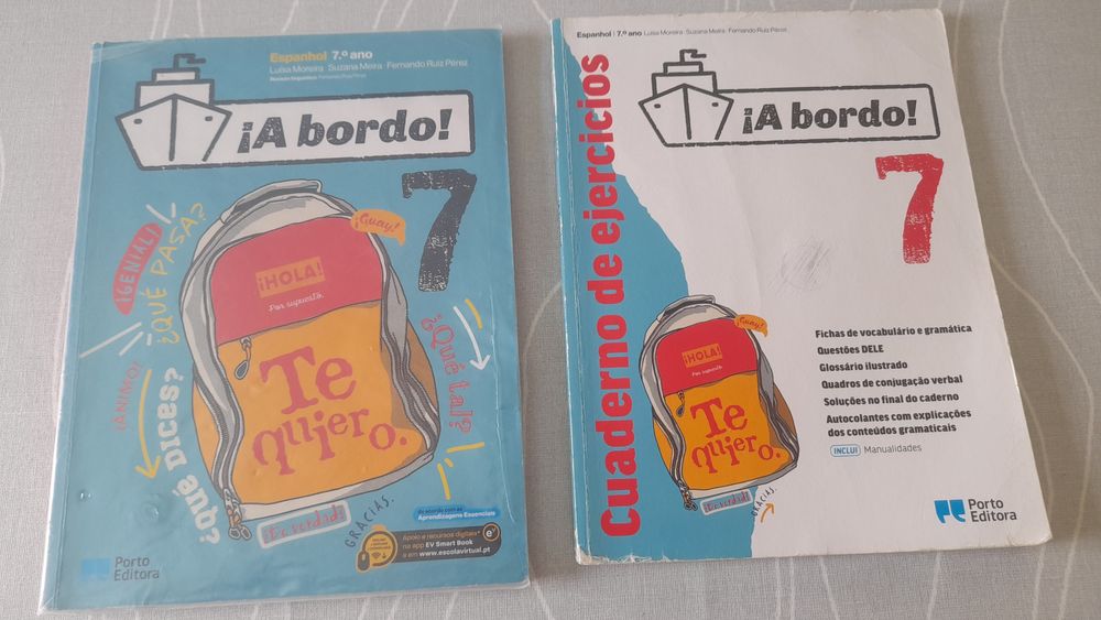 Livros Escolares 7.Ano Espanhol " A BORDO 7"