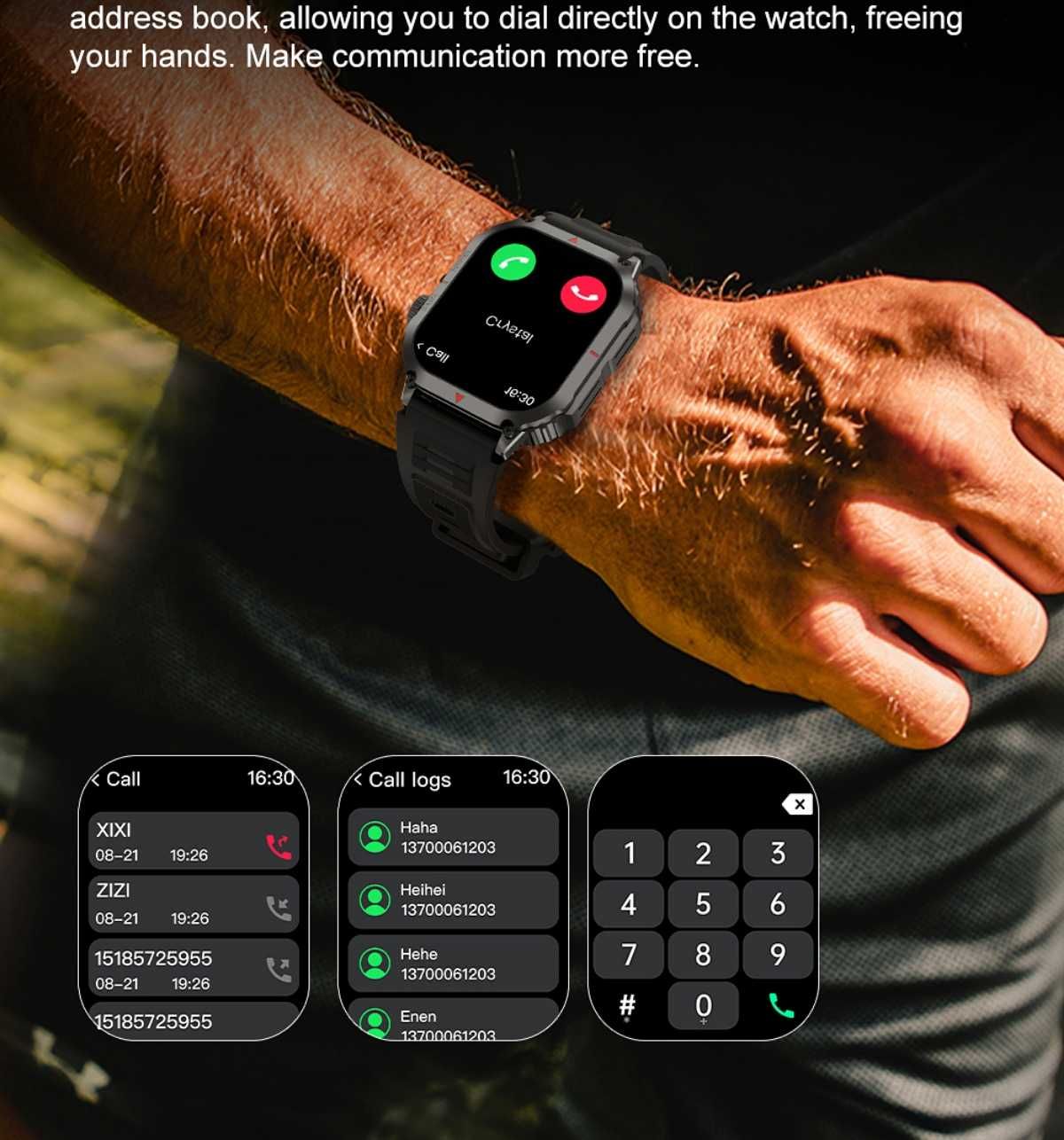 Смарт часы:  VWAR DK66. NFC. GPS. Compass. Barometr.