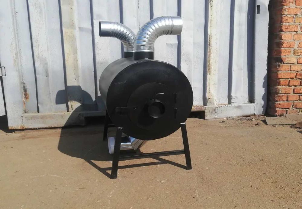 • ВІД ВИРОБНИКА! 5мм! 210м3! Пічка Булерян Буржуйка KLN 210- Булерьян