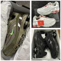 Мужские Nike Shox Ride 2 Supreme Black, White, Khaki 1:1 Original