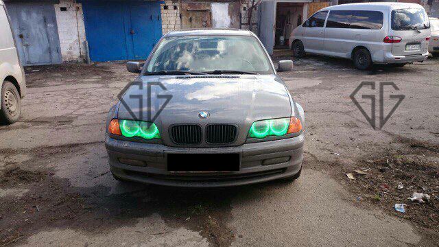 Ангельские глазки RGB на BMW Е36/Е38/Е39/Е46/E53