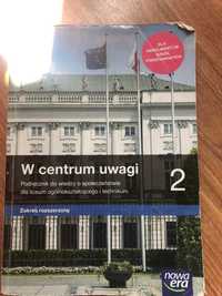 W centrum uwagi Nowa Era- podręcznik do Wosu dla 2 klasy liceum.