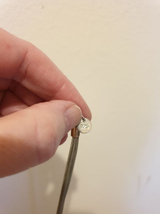 Posrebrzany naszyjnik