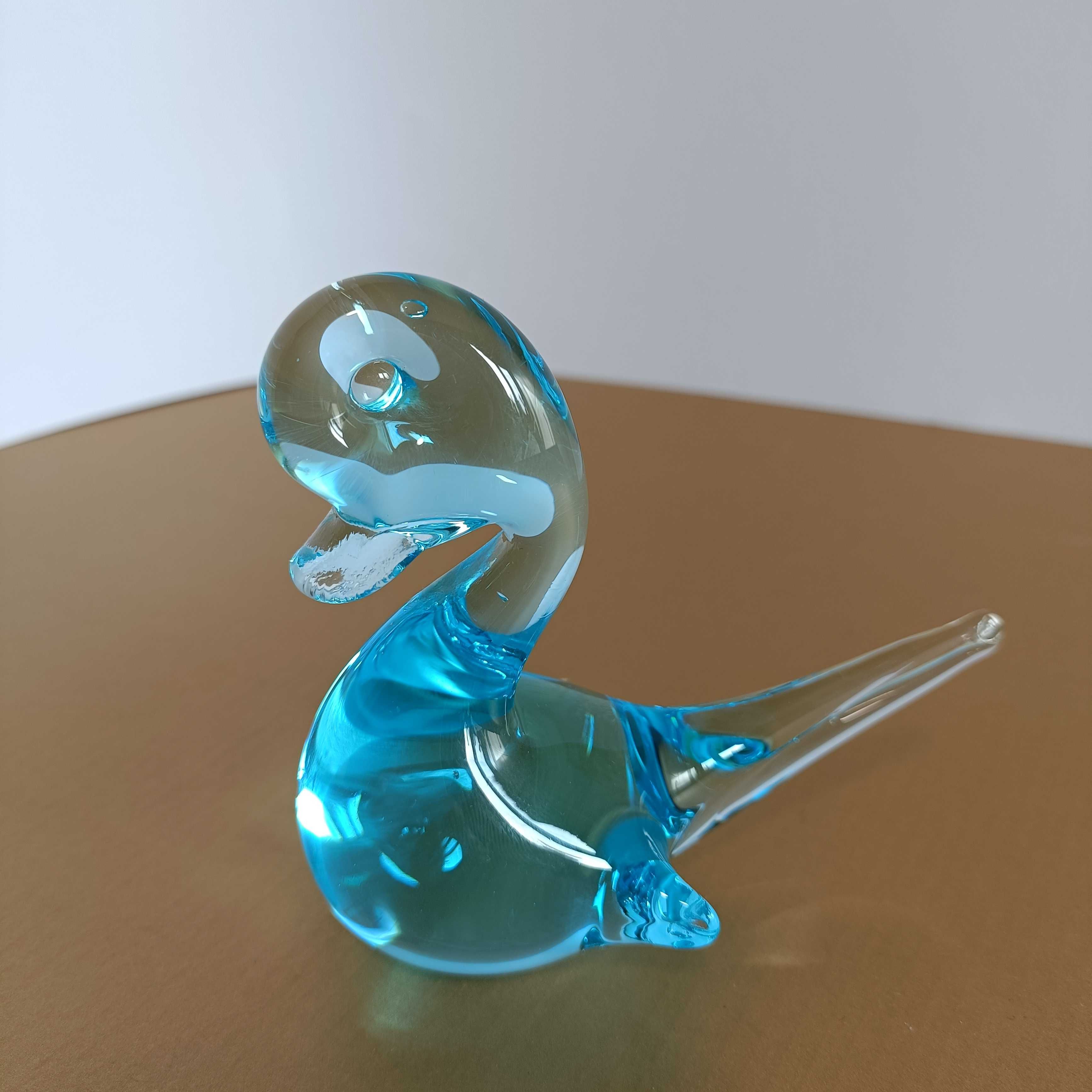 Arte em vidro "Pato" marca Murano