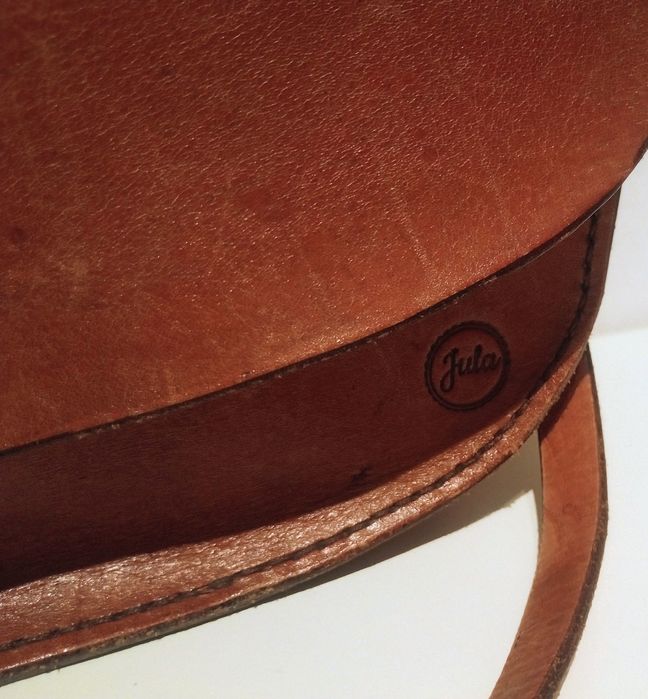 Skórzana torebka listonoszka Julia
