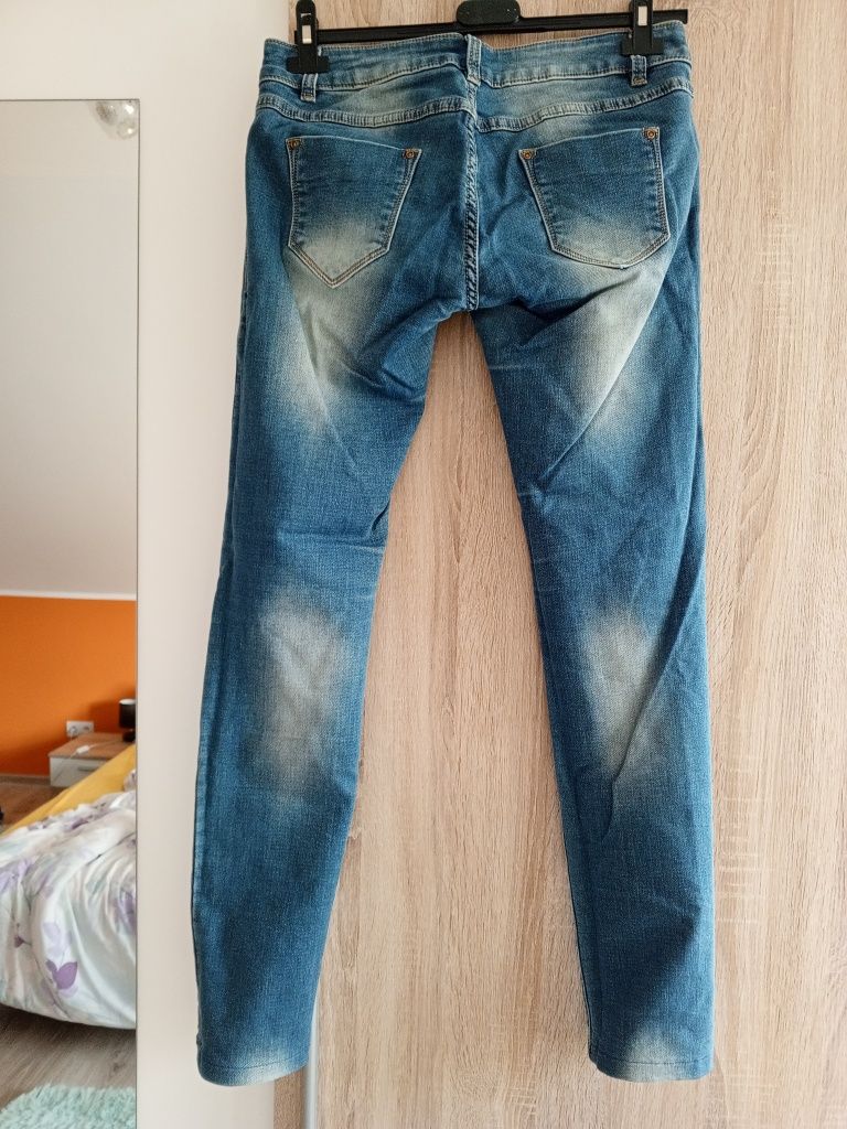 Spodnie damskie jeansowe M