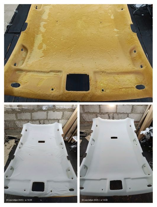 Перетяжка потолка,та салону в авто