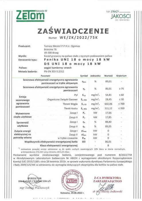 KOCIOŁ WĘGLOWY 18 Kw. Klasa 5 Piec Kotły Węglowe Drewno Gratisy