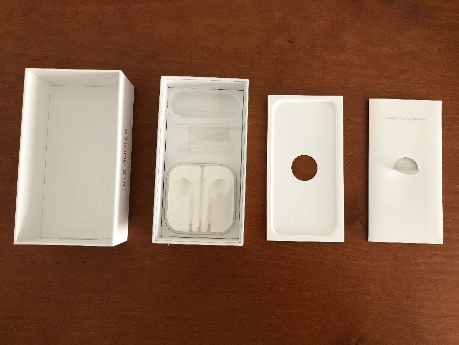 Caixa Iphone 5S Branco Original