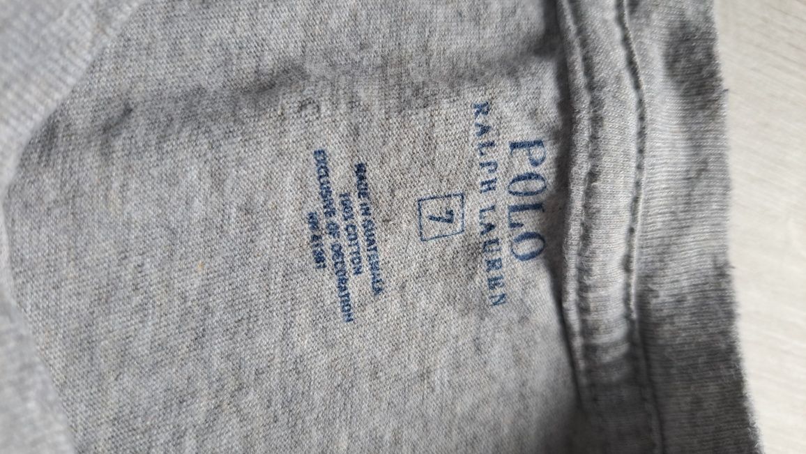 Polo Ralph Lauren bluzka koszulka T Shirt longslevee 7 lat 122cm