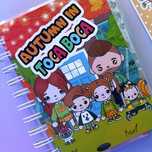 Mini album na rzepy toca boca jesień, avatar, labubu, gry na rzepy