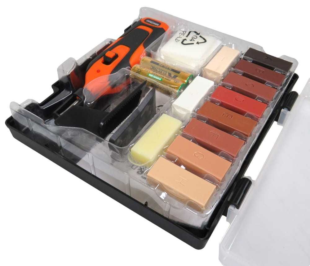 KRAFT&DELE Zestaw Do Naprawy Paneli Mebli Wosk Naprawczy KD981