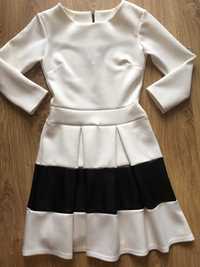 Biało czarna Sukienka